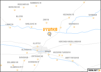 map of V\