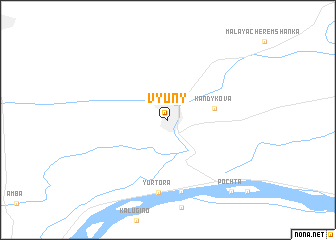 map of V\