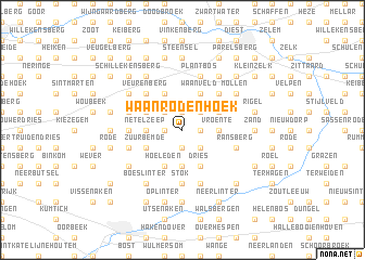 map of Waanrodenhoek