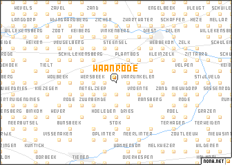 map of Waanrode