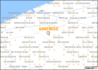 map of Waarbrug