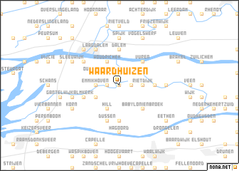 map of Waardhuizen