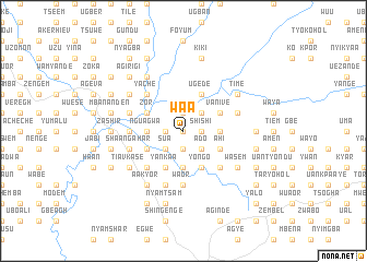 map of Waa