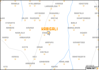 map of Wabigali