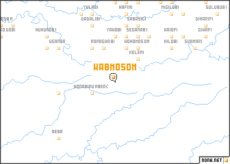 map of Wabmosom