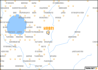 map of Wabri