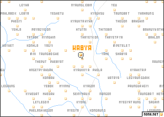 map of Wabya