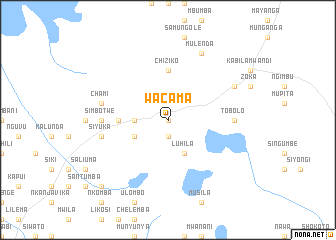 map of Wacama