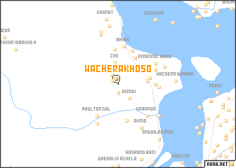 map of Wachera Khoso