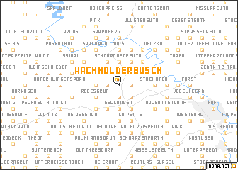 map of Wachholderbusch