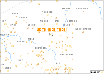 map of Wachhwālewāli