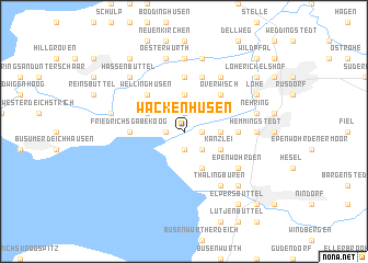 map of Wackenhusen
