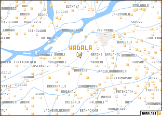 map of Wadāla