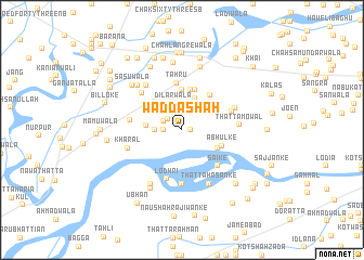 map of Wadda Shāh