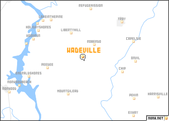 map of Wadeville