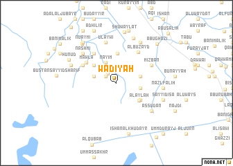 map of Wādiyah