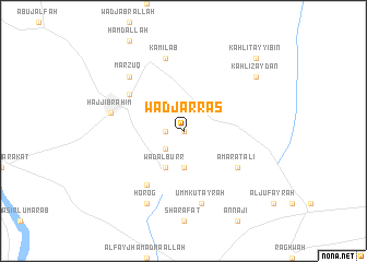 map of Wad Jarrās