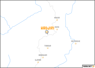 map of Wadjiri