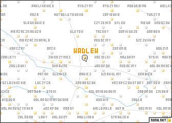 map of Wadlew