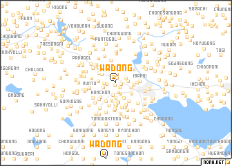 map of Wa-dong