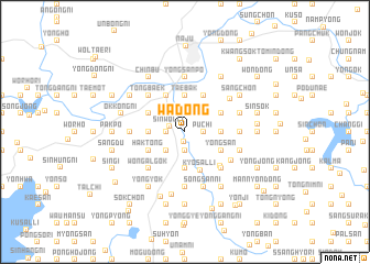 map of Wa-dong