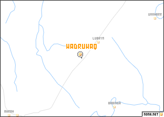 map of Wad Ruwāq