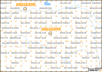 map of Wadugama