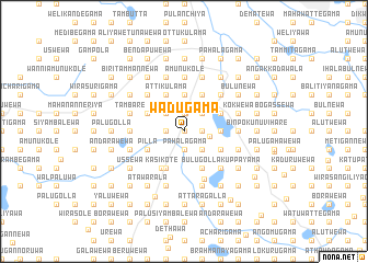 map of Wadugama