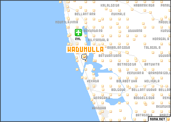 map of Wadumulla
