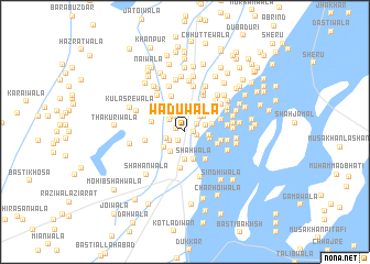 map of Wādūwāla