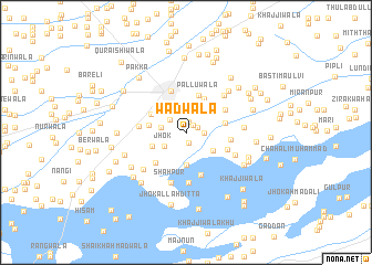 map of Wadwāla