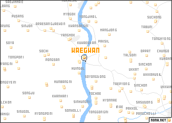 map of Waegwan
