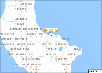map of Waésisi