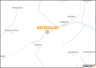map of Wafangdian