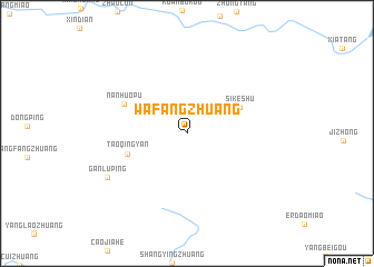 map of Wafangzhuang