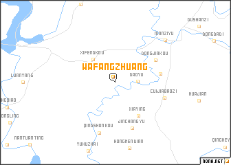 map of Wafangzhuang