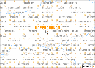 map of Waffenbrunn