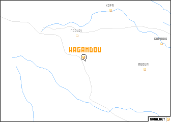 map of Wagamdou