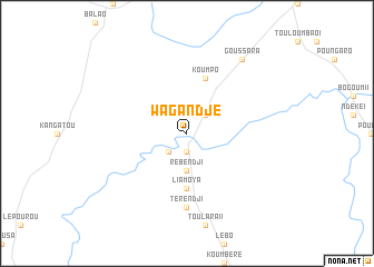 map of Wagandjé