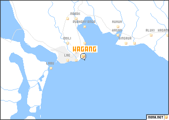 map of Wagang