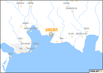 map of Wagan