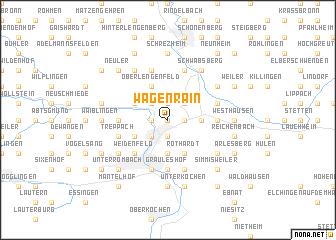 map of Wagenrain