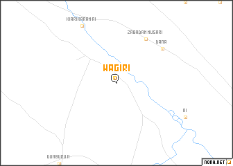 map of Wagiri