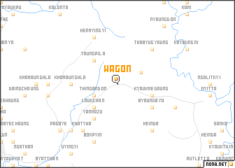 map of Wagon