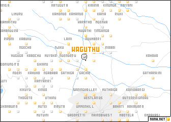 map of Waguthu