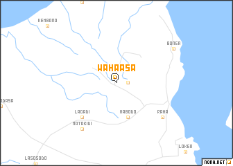 map of Wahaasa