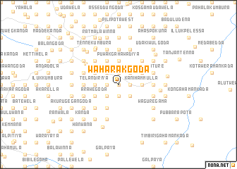 map of Waharakgoda