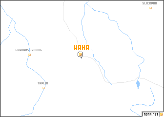 map of Waha