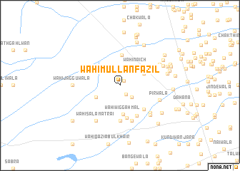 map of Wāhi Mullān Fāzil