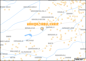 map of Wāhi Qāzi Abul Khair